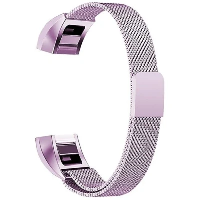 Afbeelding van FitBit Alta HR Milanese bandje Maat: Large Licht paars