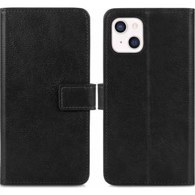 Afbeelding van iMoshion Hoesje Geschikt voor iPhone 13 Mini Luxe Bookcase Zwart
