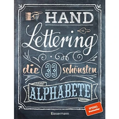 Afbeelding van Handlettering. Die 33 schönsten Alphabete mit Rahmen, Ornamenten und Bordüren