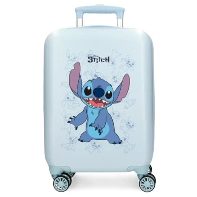 Afbeelding van Disney Stitch meisjes kinderkoffer trolley ABS 50 cm 4 w Happy