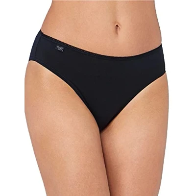 Afbeelding van Sloggi Women 24/7 Cotton Tai (1 pack) dames slip zwart Maat: 38