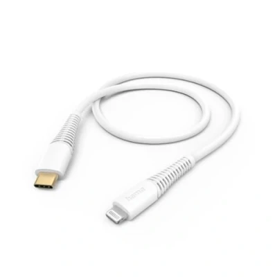 Afbeelding van Hama Oplaadkabel Usb C Lightning 1,5 M Wit