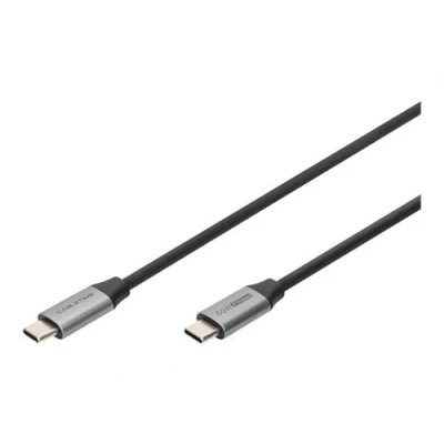 Image de DIGITUS Connecteur USB C (M) pour 20 V 3 A 1 m support 4K noir