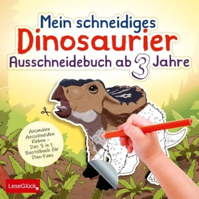 Afbeelding van Mein schneidiges Dinosaurier Ausschneidebuch ab 3 Jahre