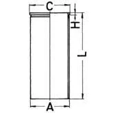 Afbeelding van Kolbenschmidt Cilinderbus/voering O ring 88750190