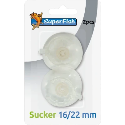 Afbeelding van Superfish Zuignap Aquarium Toebehoren 16/22 mm 2 stuks