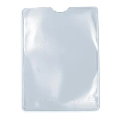Image de HERMA 5016 Lot de 25 porte badges transparents pour protéger les documents au format A7 en plastique transparent