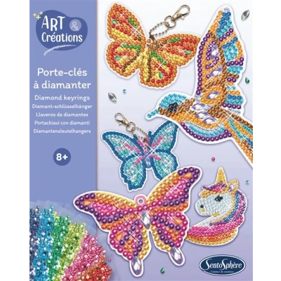 Image de Création perle et bijou SentoSphère Art &amp; Creations Porte clés à diamanter