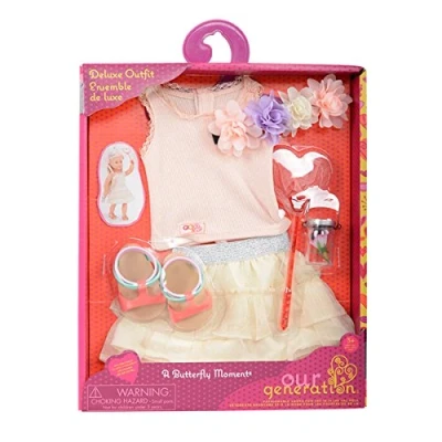 Afbeelding van Our Generation BD30198Z Deluxe outfit rok en vlinders