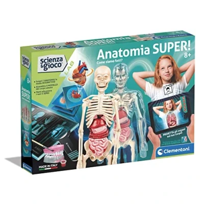 Afbeelding van Clementoni 19299 wetenschap en spel laboratorium anatomisch wetenschappelijk voor kinderen vanaf 8 jaar (spel in het Italiaans), gemaakt Italië
