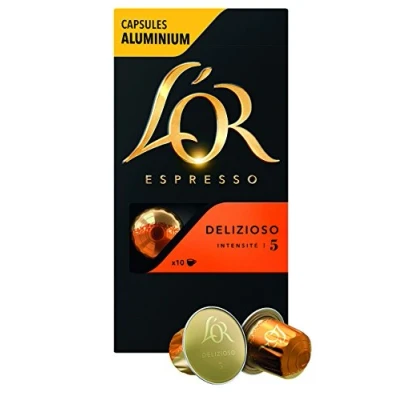 Afbeelding van L&#039;Or Espresso Café Delizioso intensiteit 5 50 capsules van aluminium, compatibel met Nespresso® machines* (10 capsules)