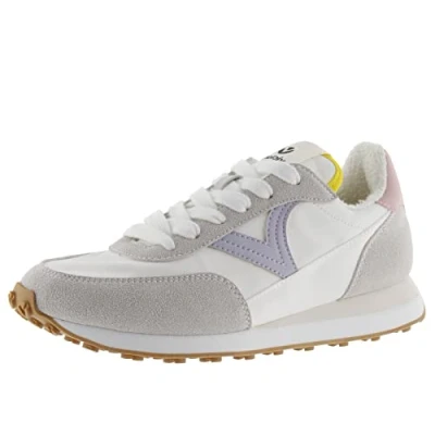 Afbeelding van Victoria Shoes Astro Sneakers laag, Dames, Maat: 40, Lila Kunststof/ textiel