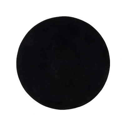 Afbeelding van Gözze Premium badmat, rond, antislip, RIO, 100% microvezel, Ø 110 cm zwart