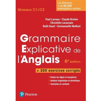 Image de Grammaire explicative de l&#039;anglais 6e édition + exercices corrigés