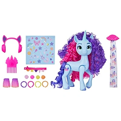 Afbeelding van My Little Pony Misty Brightdawn Stijlvolle look, modefiguur met accessoires