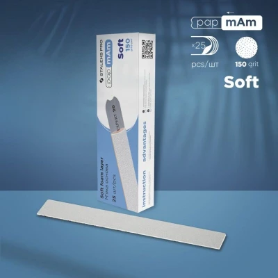 Afbeelding van STALEKS Expert 20 White Disposable Papmam Files 150 Grit