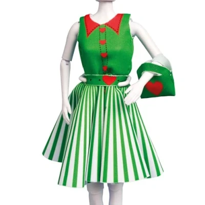 Afbeelding van Making Couture Outfit kit Peggy Hearts Dress YourDoll PN 0164662