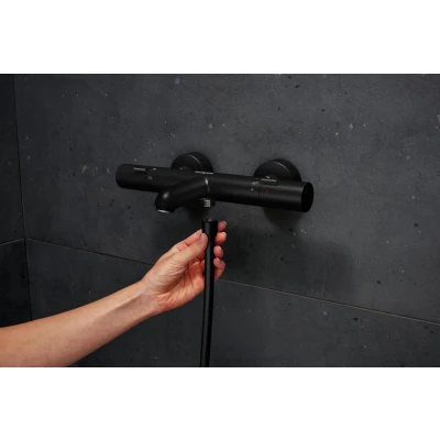 Afbeelding van Hansgrohe Ecostat Fine badthermostaat opbouw Mat