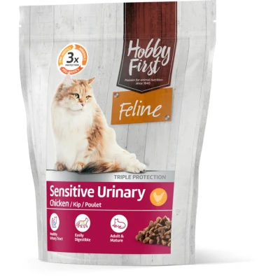 Afbeelding van Hobbyfirst Feline Sensitive Urinary Kip Kattenvoer 800 g