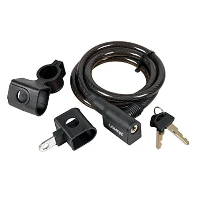 Afbeelding van Lampa Kabelslot Fietsslot Krasvrij 2 Sleutels 120cm Met Framehouder