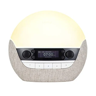 Afbeelding van Lumie Bodyclock Luxe 700FM Sleep &amp; Wake up light FM radio Bluetooth speakers 27 geluiden nachtlampje