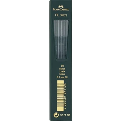 Afbeelding van potloodstiftjes Faber Castell TK9071 2,0mm 2H