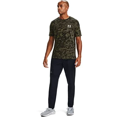 Afbeelding van Under Armour CAMO Tshirt print, Heren, Maat: XL, Black/khaki