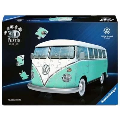 Afbeelding van 3D Puzzle Iconics: Volkswagen T1: Eine wahre Ikone im Modellformat