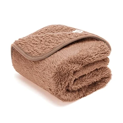 Afbeelding van Nobleza Huisdier Deken Zachte Warme Hondendeken Wasbare Fleece Kattendeken Geschikt voor Kleine Middelgrote Hond Puppy Katten Bruin 100*80cm