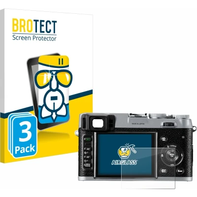 Afbeelding van BROTECT Screenprotector voor Fujifilm FinePix X100 Folie Beschermfolie Beschermglas transparant (3 Stuks)