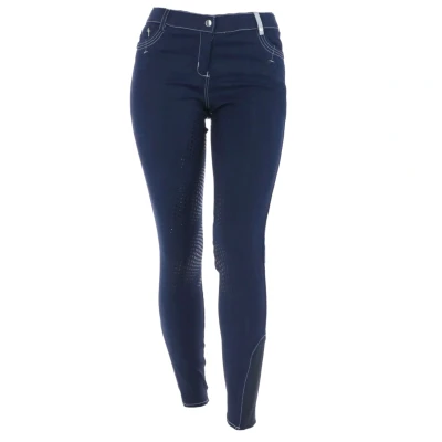 Afbeelding van Covalliero Rijbroek BasicPlus Kids Blauw 170