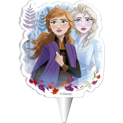 Afbeelding van DEKORA Frozen 2 verjaardagskaarsje 7,5 cm