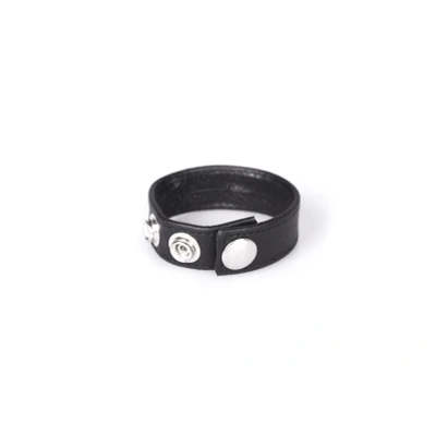 Afbeelding van Leren Cock &amp; Ball Strap Zwart Kiotos Leather