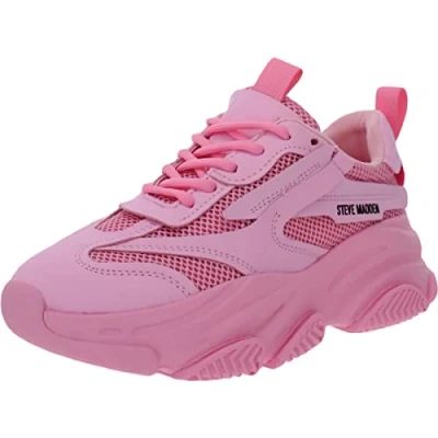 Afbeelding van Steve Madden Possession, damessneakers, Heet Roze.