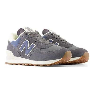 Afbeelding van New Balance WL574 Sneakers laag magnet, Dames, Maat: 36.5, Magnet Leer en textiel