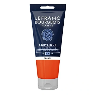 Afbeelding van Lefranc Bourgeois fijne acrylverf, Tube 80 ml, oranje