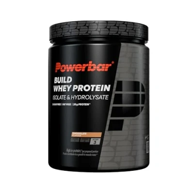 Afbeelding van Powerbar Black Line Build Whey Protein Chocolate 572 g Poudre de protéines végétariennes