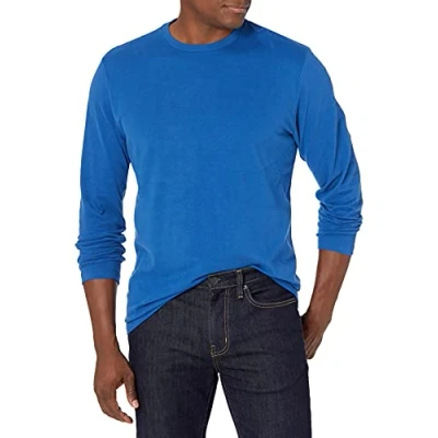 Image de Amazon Essentials T shirt à manches longues pour homme, coupe classique, bleu vif, taille XXL