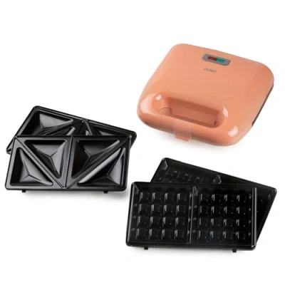 Afbeelding van Domo Croque monsieur Apparaat Wafelijzer Snack Party (do1106c)