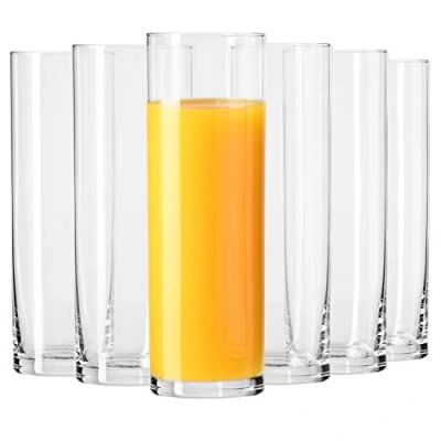 Afbeelding van Hoog Water Sap Drink Glazen Highball bril Set van 6 Stuks 200 ml Pure Collectie Ideaal voor Thuis, Restaurant, Evenementen en Feesten Vaatwasser Veilig
