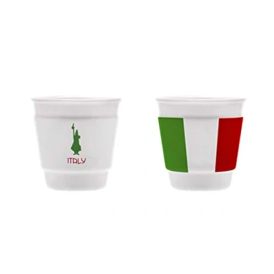 Afbeelding van Bialetti Espressobeker Italia Tricolore 2 stuks