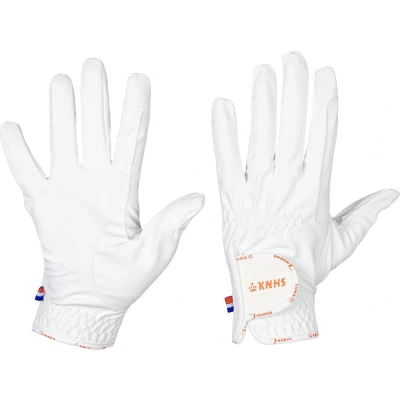 Afbeelding van KNHS Handschoenen Wit XL