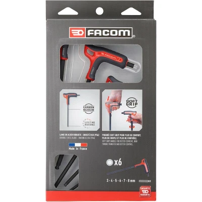 Afbeelding van Facom Actie set van 6 Kantsleutels &quot;Pistool&quot;