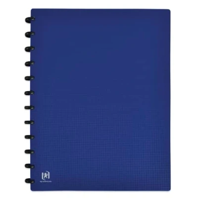 Afbeelding van OXFORD Memphis Variozip documentenbescherming, A4, 60 weergaven, 30 afneembare hoezen, polypropyleen, blauw