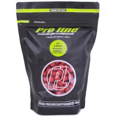 Afbeelding van Pro line Hi Instant Fish &amp; Krill 12mm Bollies 500gr Boilies