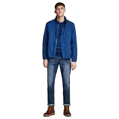 Image de Jack &amp; Jones Homme Mike Original 814 Jeans, Bleu
