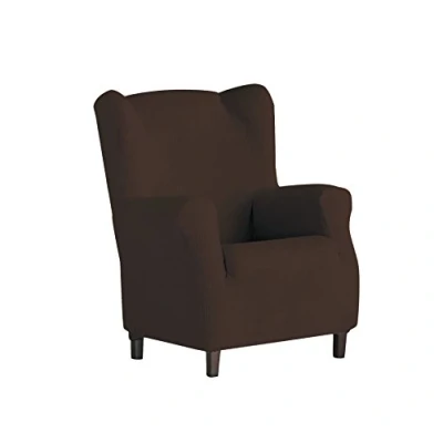 Afbeelding van Eysa Dorian elastische slaapbank vleugelfauteuil, chenille, 7 bruin, 37 x 9 29 cm