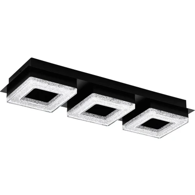 Afbeelding van EGLO FRADELO 1 plafondlamp 46cm LED Zwart