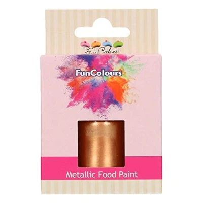Afbeelding van FunCakes Funcolours Koper Metallic Voedselverf, 30 ml