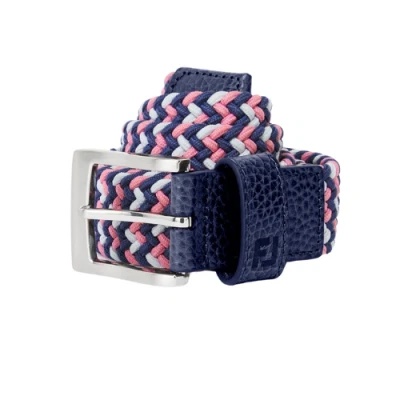 Afbeelding van FootJoy Braided Golfriem Heren Dark denim/Roze/Skyway